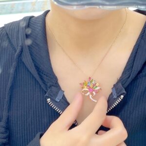 S925純銀項鏈｜玫瑰金